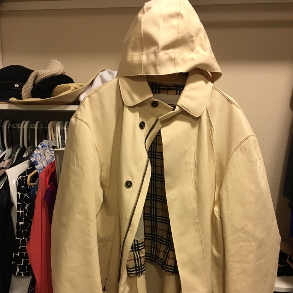 Burberry Prorsum Men’s Raincoat Size 52.
